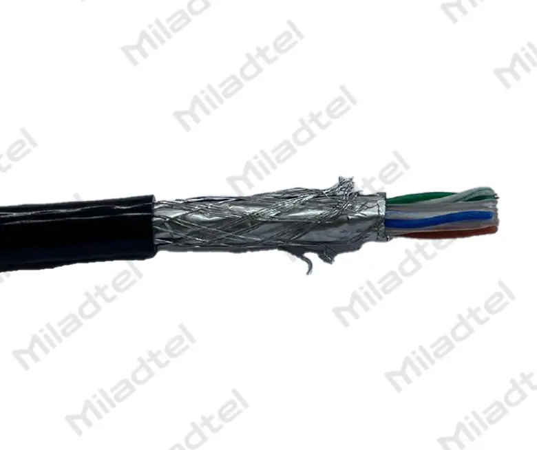 کابل cat6 sftp اوت دور کامل مس مقطع 0/5 PSK MT