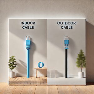 کابل شبکه indoor و outdoor